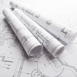 The part of architectural project The part of architectural project